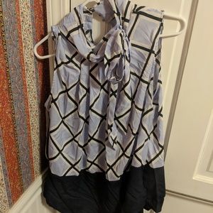 Stylish Black and White Women's Top